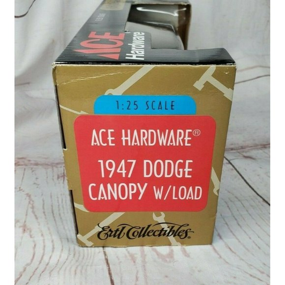 ERTL Collectibles 1:25 Scale Ace Hardware 1947 Dodge Canopy W/Load Vintage Truck - Picture 6 of 8